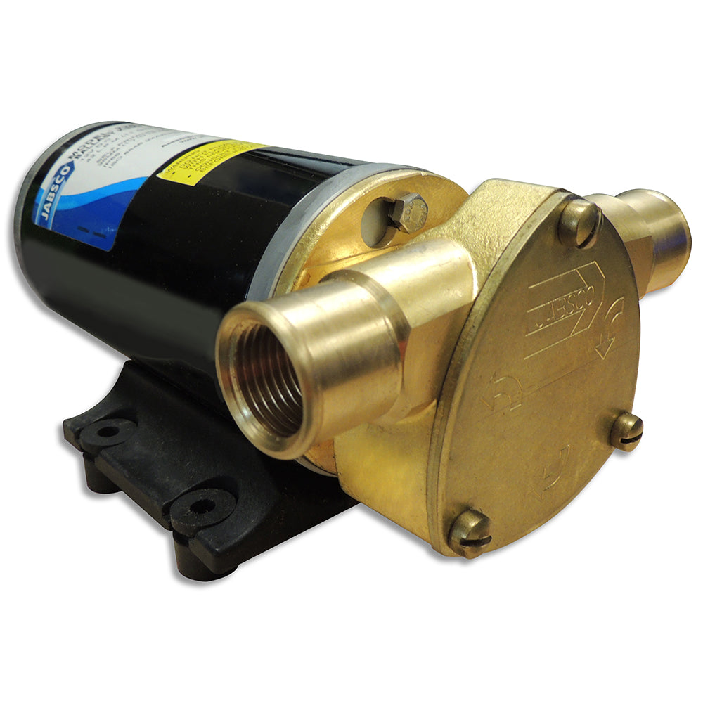 Jabsco Ballast King Bronze DC Pump, 15 GPM, 12V – ISO 8846 Marine Certified