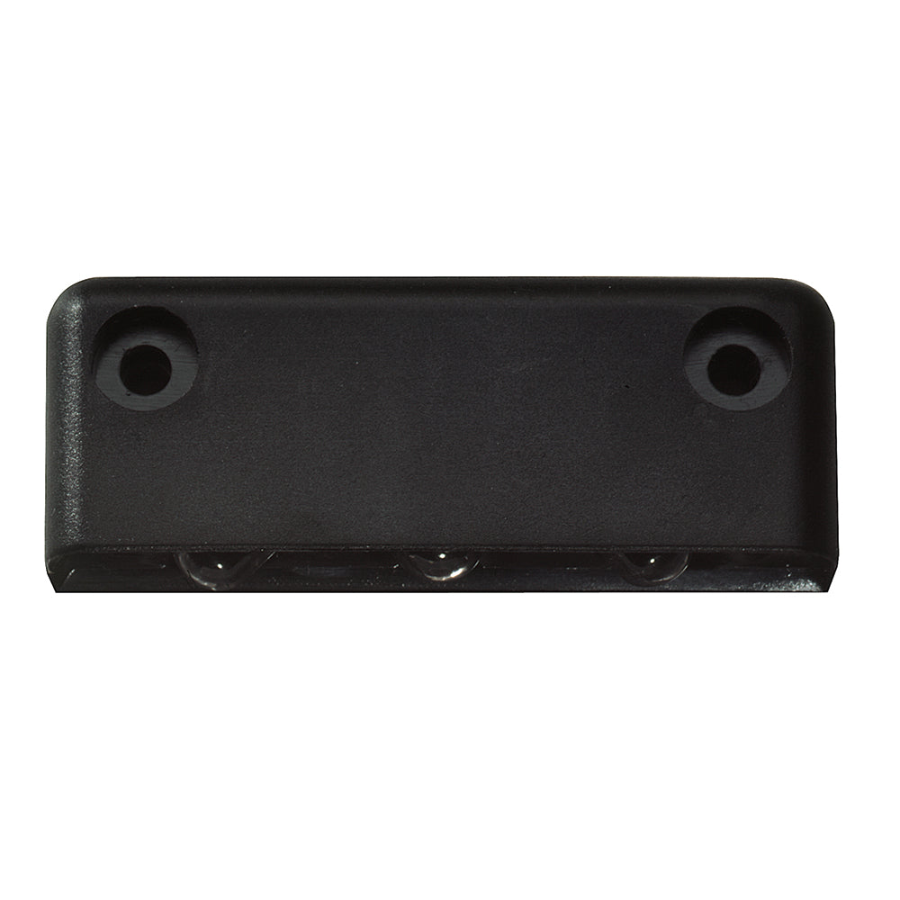 Innovative Lighting 3 LED Surface Mount Step Light, Blue, Black Case
