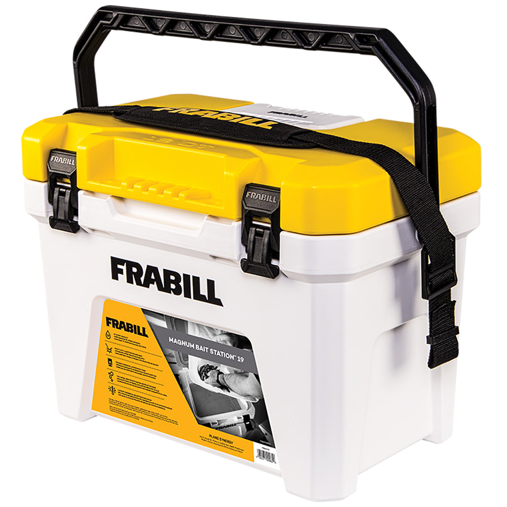 Frabill Magnum Bait Station, 19 Quart with 2-Speed Aerator