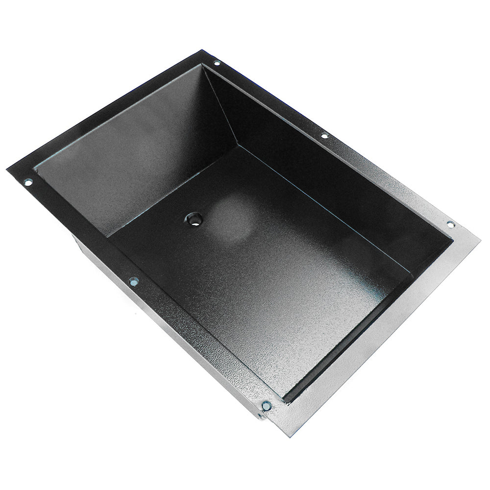 Rod Saver Flat Foot Recessed Tray for MotorGuide, 1/8" Aluminum