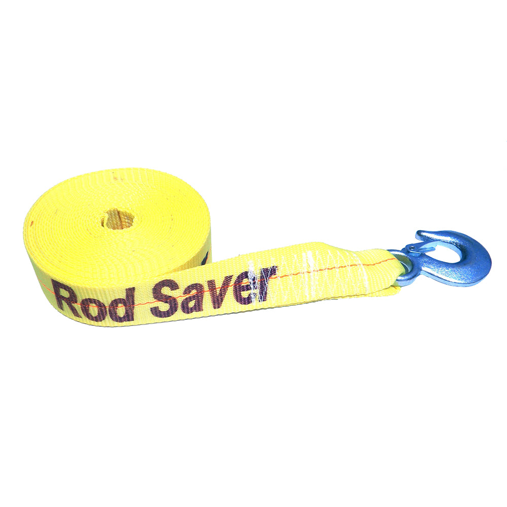 Rod Saver Heavy-Duty Winch Strap, 2" x 25', 10,000 lb Capacity