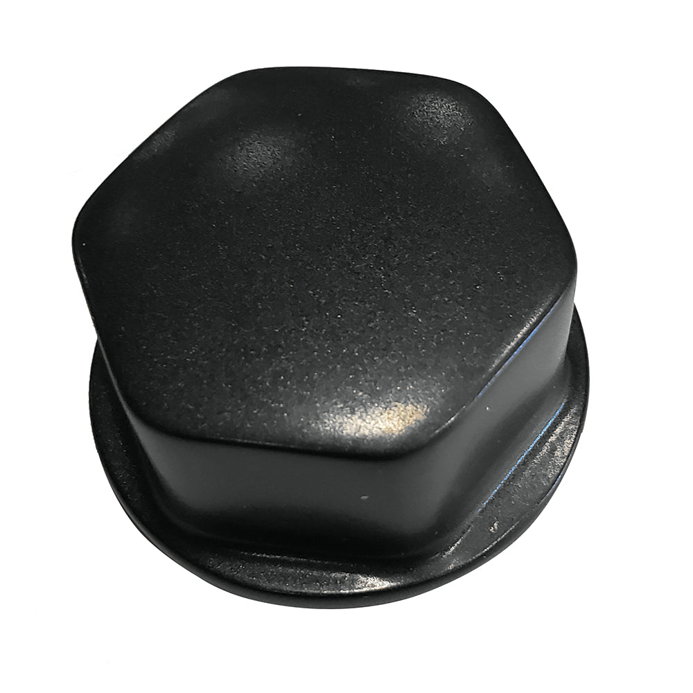 Schmitt Marine Faux Center Nut, Black Powder Coat SS, 1/2" & 5/8" M12 Base