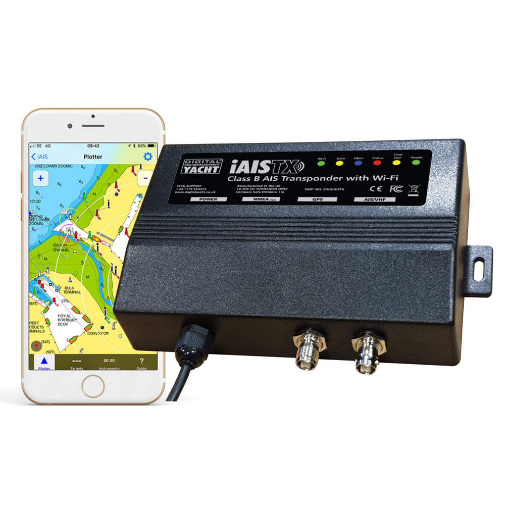 Digital Yacht iAISTX Plus Class B+ AIS Transponder with Wi-Fi & NMEA 2000