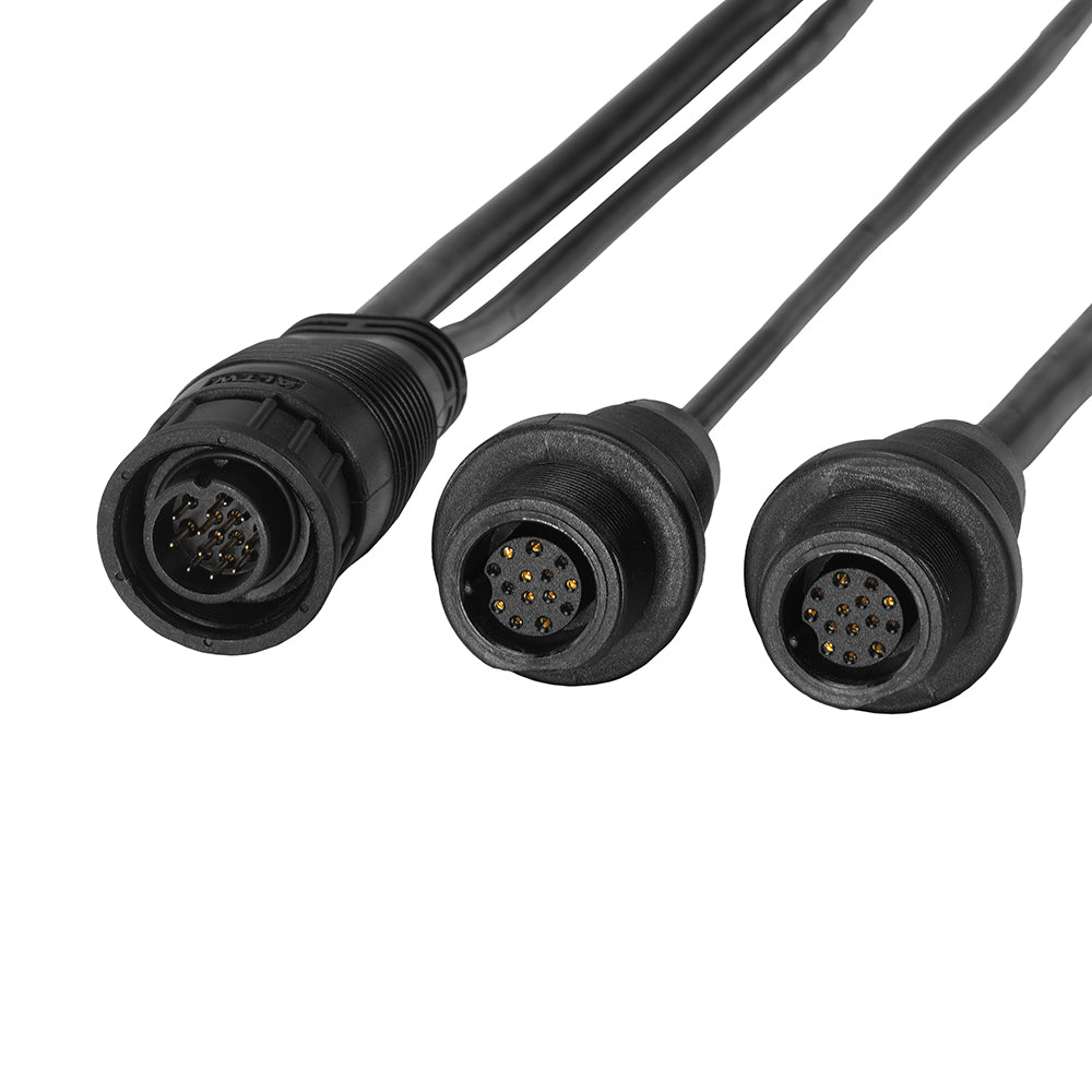 Humminbird 14 M SILR Y SOLIX/APEX Side Imaging Splitter Cable, 30"