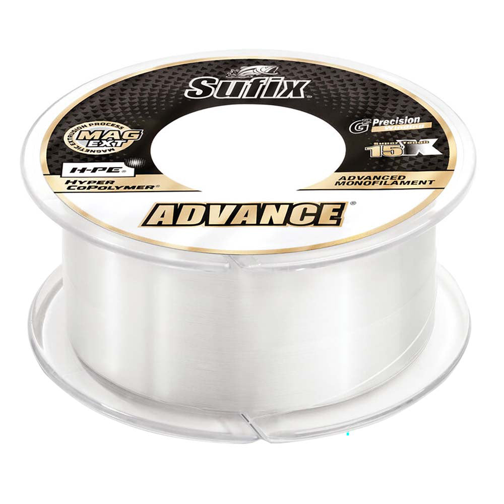 Sufix Advance® Monofilament - 12lb - Clear - 1200 yds