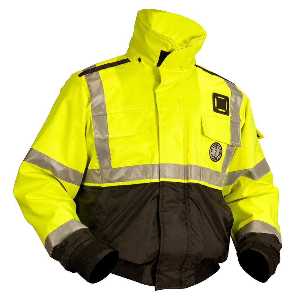 Mustang Survival ANSI High Visibility Flotation Bomber Jacket - XL