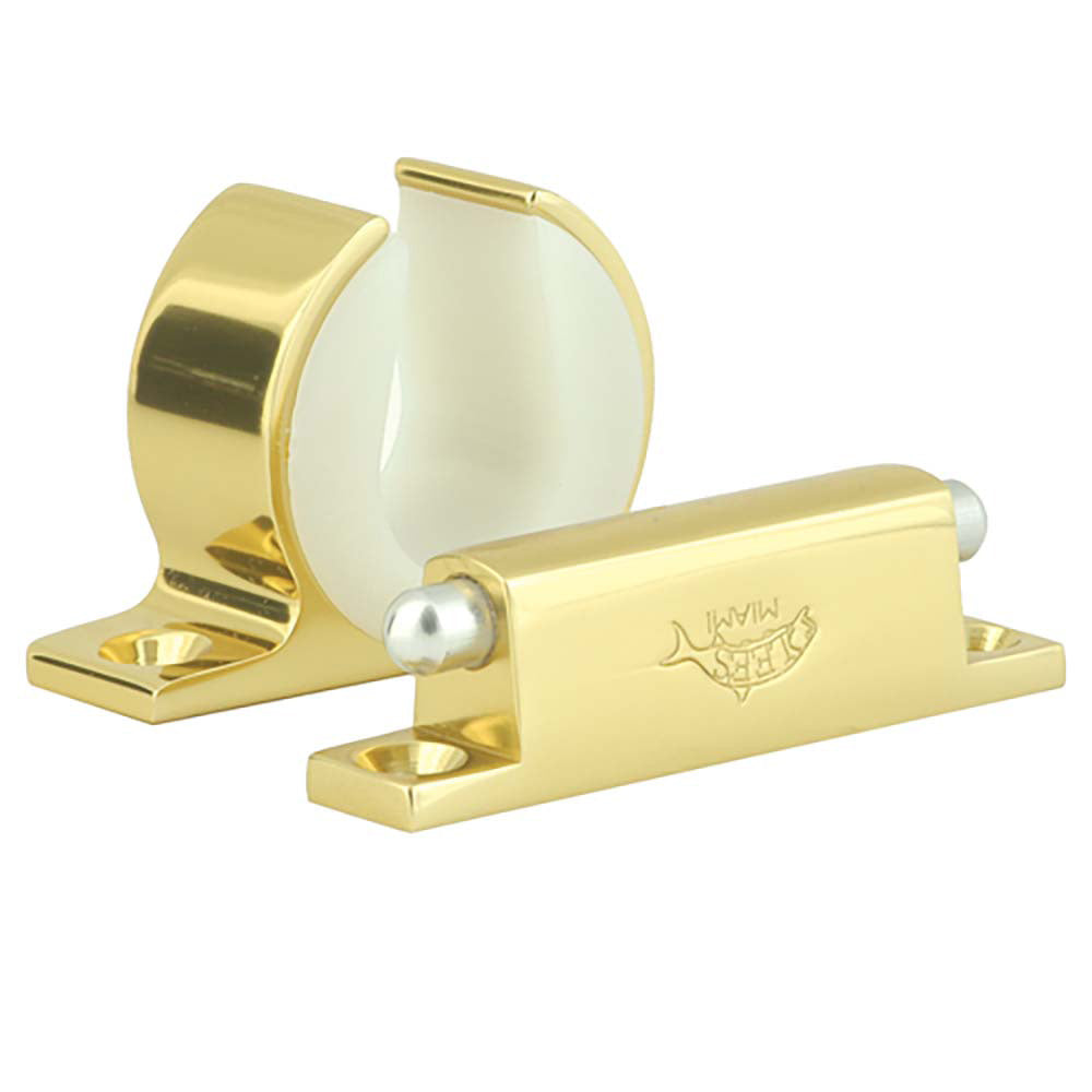 Lee's Tackle Rod/Reel Hanger, Penn INTL 80VISW Specific - Bright Gold