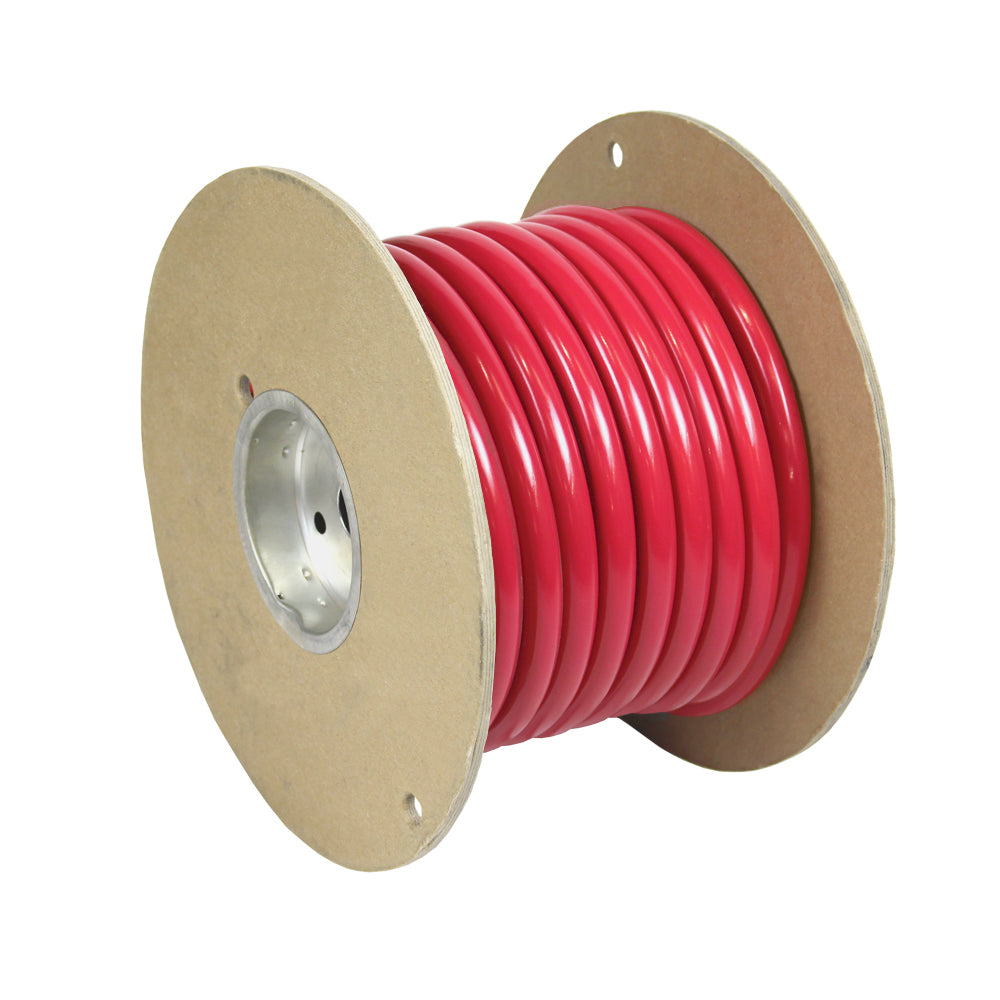 Pacer Marine Grade Battery Cable, 4/0 AWG, Red, 50ft - UL Approved, Made in USA