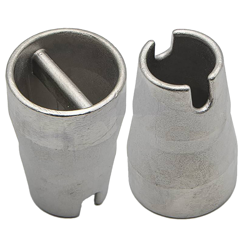 Lee's Tackle Stainless Steel Rod Butt Extender for Swivel Base Rod Holders