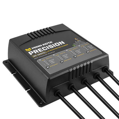 Minn Kota MK-460 PCL On-Board Charger, 4 Bank x 15 Amp – LiFePO4 Optimized