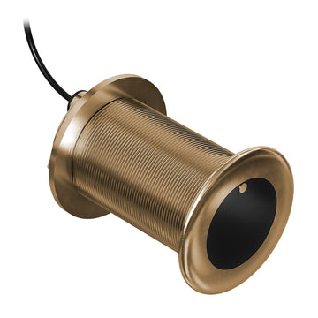Garmin GT12M-THF Bronze Thru-Hull Transducer, 350W Mid-Band CHIRP 20°