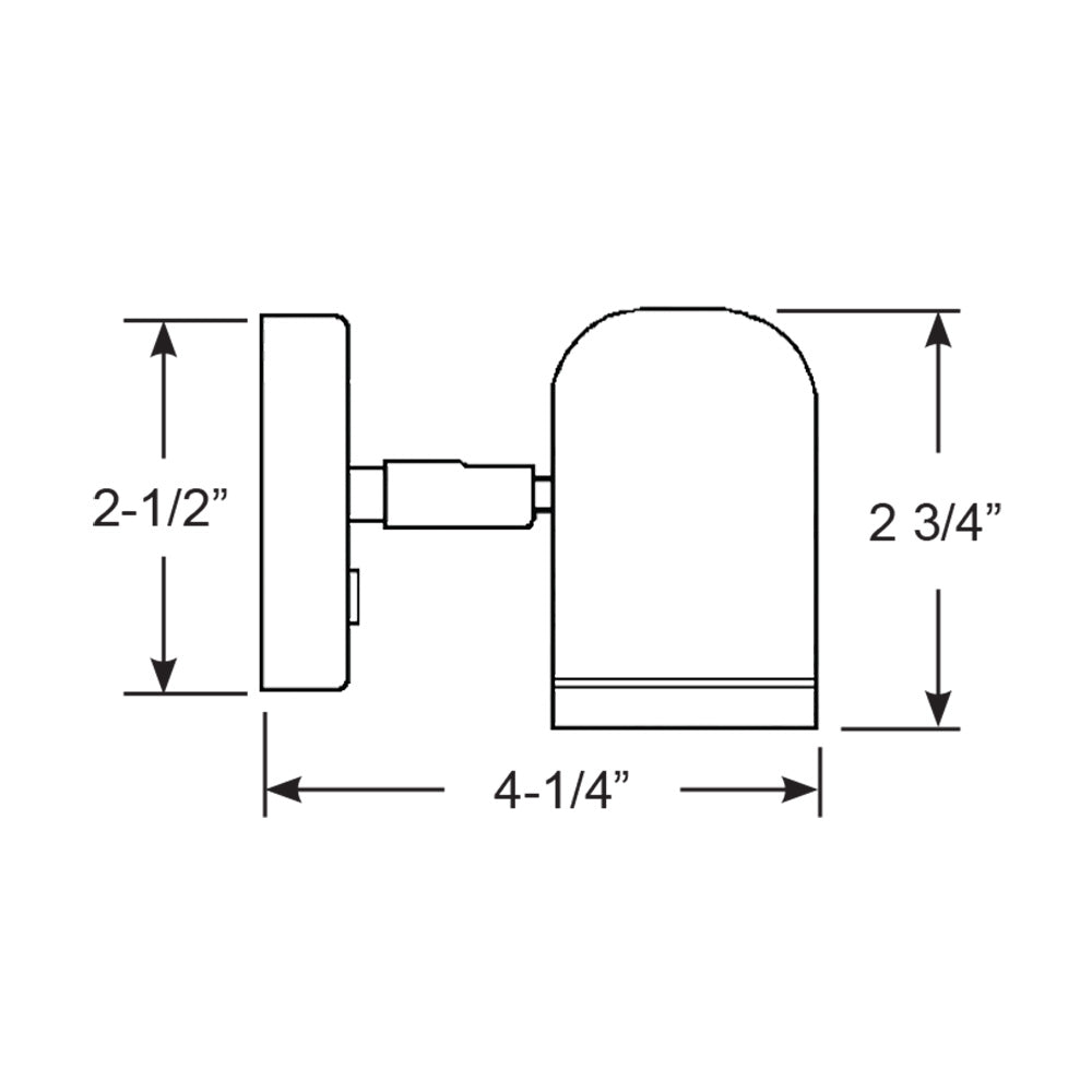Scandvik LED 304 Stainless Steel Cabin & Reading Light, 8-30V Swivel