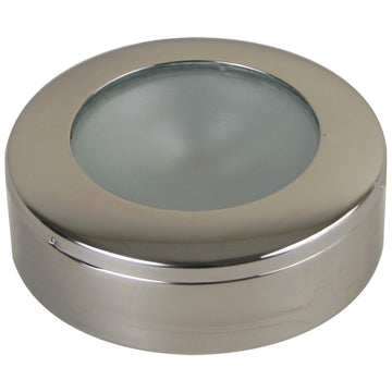 Scandvik A3 Downlight, Surface Mount, Stainless Steel, Warm White LED