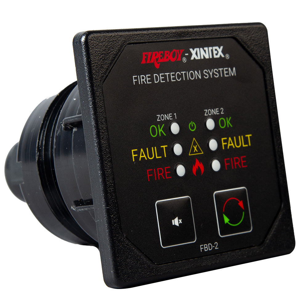 Fireboy-Xintex FBD-2-R Two Zone Detection & Alarm Panel, 12/24V DC