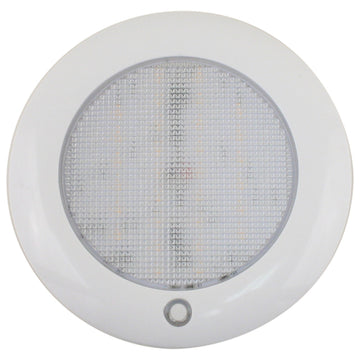 Scandvik Slim 5" LED Dome Light - Warm White & Red, 10-30V DC