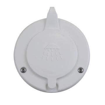 Scandvik White Replacement Cap & Cup Kit for Horizontal Showers, 2.25"
