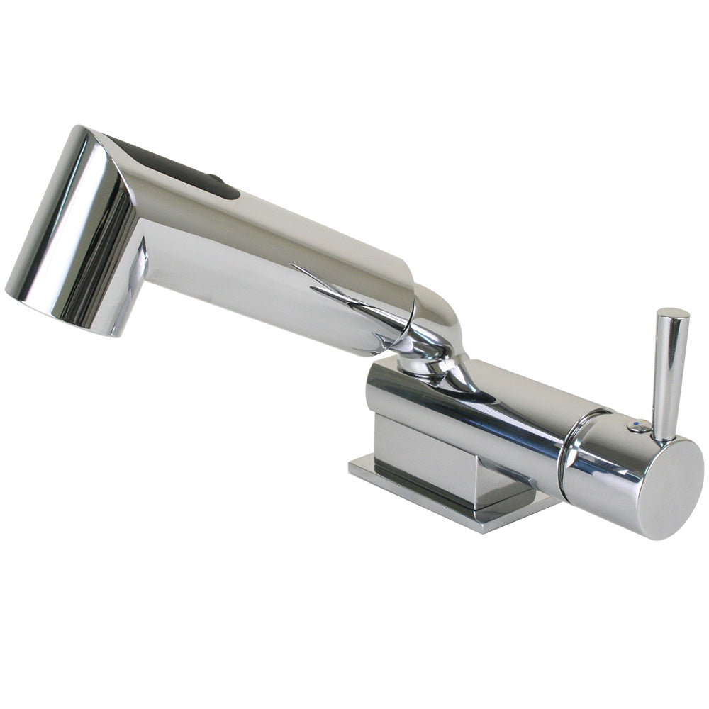 Scandvik Minimalistic Compact Single-Lever Mixer, Faucet & Shower Combo, Chrome