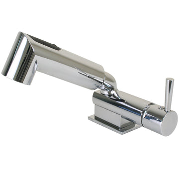 Scandvik Minimalistic Compact Single-Lever Mixer, Faucet & Shower Combo, Chrome