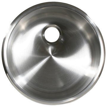 Scandvik Stainless Steel Cylindrical Sink, 11-5/8 in. x 5 in., Brushed Finish