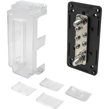 Sea-Dog Buss Bar with Cover, 6 Terminals, 300A – CE & RoHS Compliant