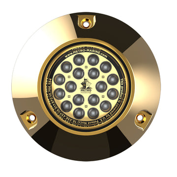 Metro Marine F-Series Submersible Underwater Light, Blue, 90° Beam
