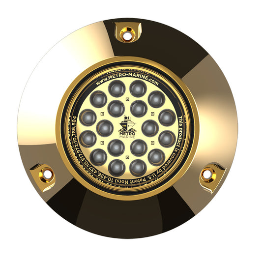 Metro Marine High-Output Submersible Underwater Light w/Intelligent Monochromatic LED's - Blue, 90&deg; Beam