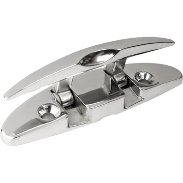 Sea-Dog 5" Oval SS Folding Cleat, Polished 316 Stainless Steel
