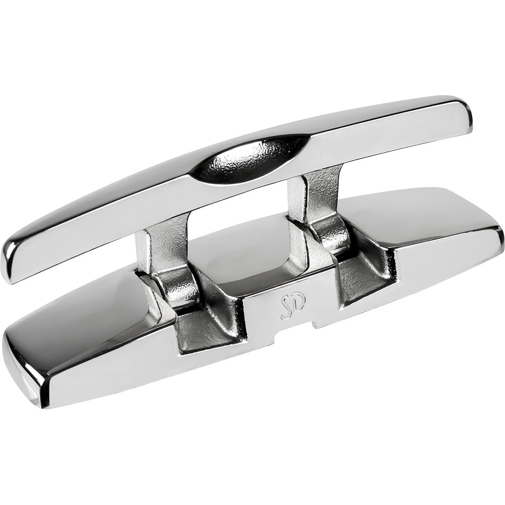 Sea-Dog 6" Rectangle Stainless Steel Folding Cleat with Hex Bolts