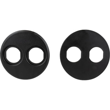 Sea-Dog 4-Inch Gauge to Dual 1-1/8 Inch Instrument Hole Adapter, Black Nylon