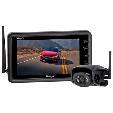 Voyager WVSXP70 WiSight 2.0 Wireless Camera System, 7-inch for Pre-Wire RVs