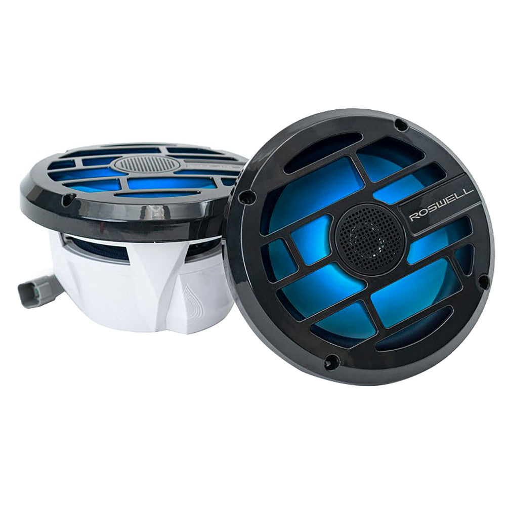 Roswell Marine R Series 6.5" Marine Speaker, 60W RMS, RGB LED, Klippel Certified