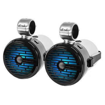 Roswell R1 8" Tower Speakers - Black - 100W RMS & 200W Peak Power