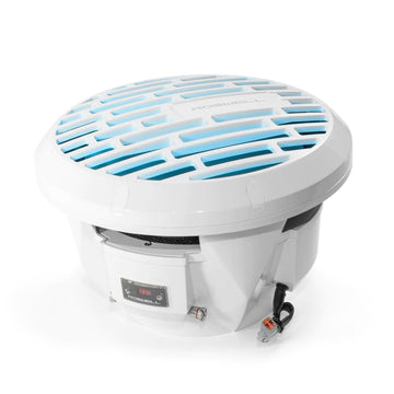 Roswell Marine R1 12" Subwoofer, White Grille – 500W RMS, Klippel Certified