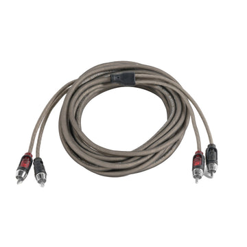 Roswell Marine 1M to 2F Y Adapter - 0.5 Meter, Quad-Shielded RCA Splitter