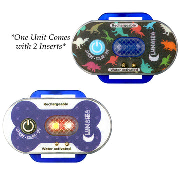 Lunasea Child/Pet Safety Water Activated Strobe Light, Rechargeable – Blue Case