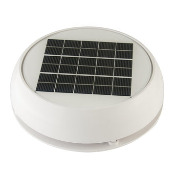 Marinco 3" Day/Night Solar Vent, White – Whisper Quiet Ventilation