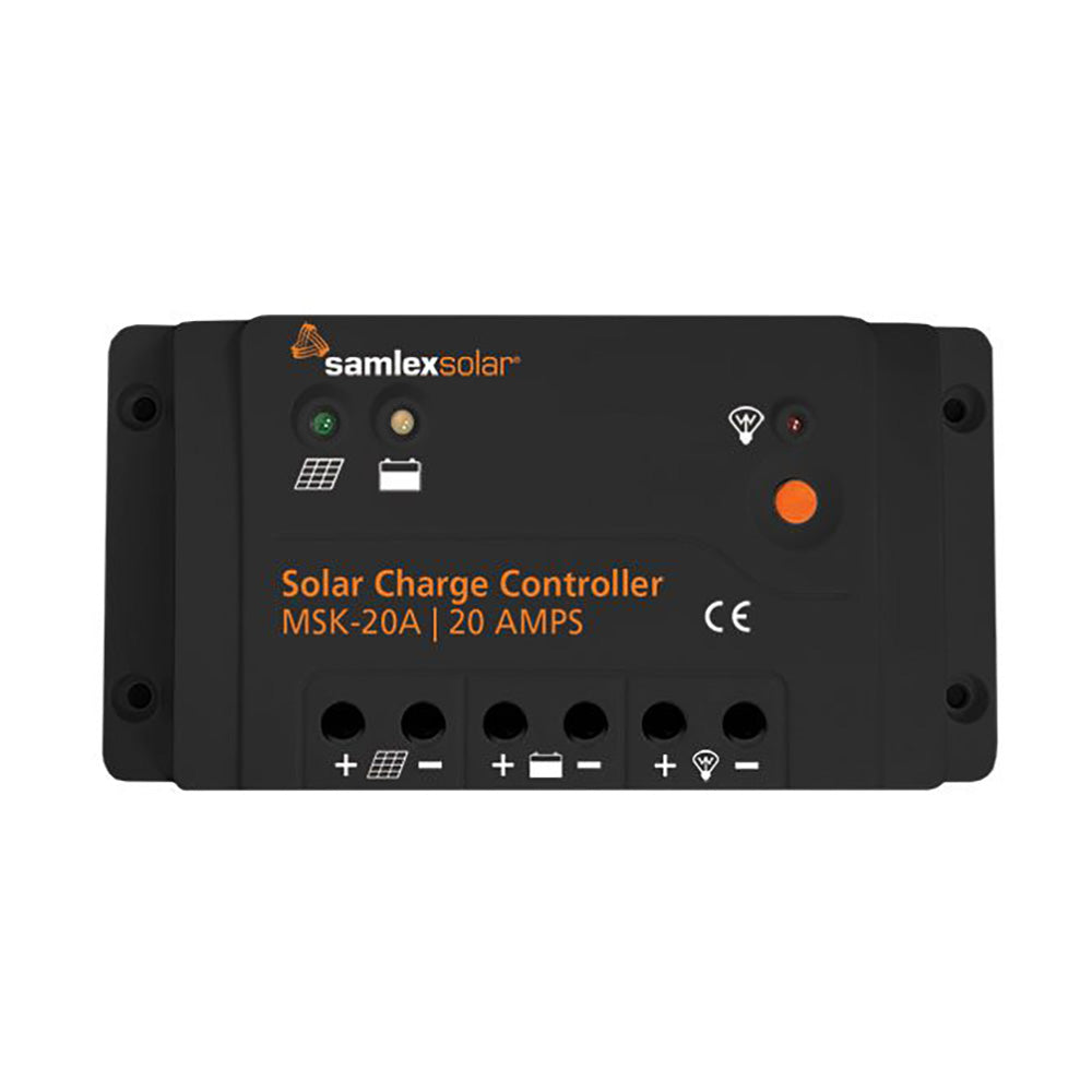 Samlex America MSK-20A Solar Charge Controller, 20A 12/24V with 2-Year Warranty