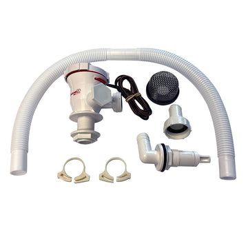 Attwood Tsunami Mk2 T500 Aerator Kit, 500 GPH, 3/4" Outlet