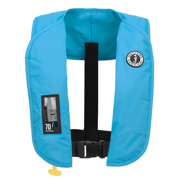 Mustang Survival MIT 70 Auto Inflatable PFD, Azure Blue