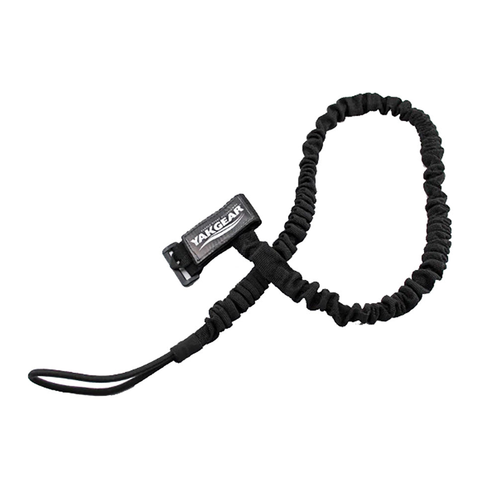 YAKGEAR BPL36B-H 36-Inch Baja Paddle Leash - Black Hybrid