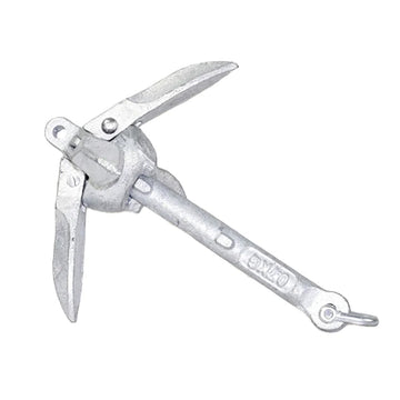 YakGear 1.5lb Grapnel Anchor Kit, with Rope & Storage Bag