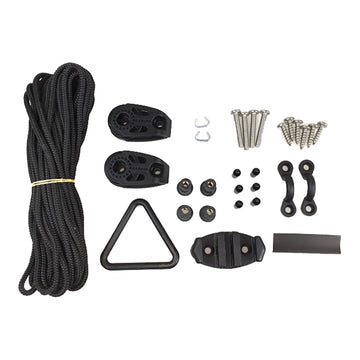 YakGear Deluxe Anchor Trolley Kit with Harken Pulleys, 30ft Rope