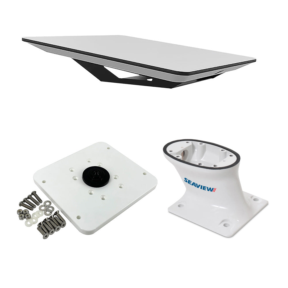 KVH Starlink Flat Panel Kit with 5" Seaview Pedestal Mount