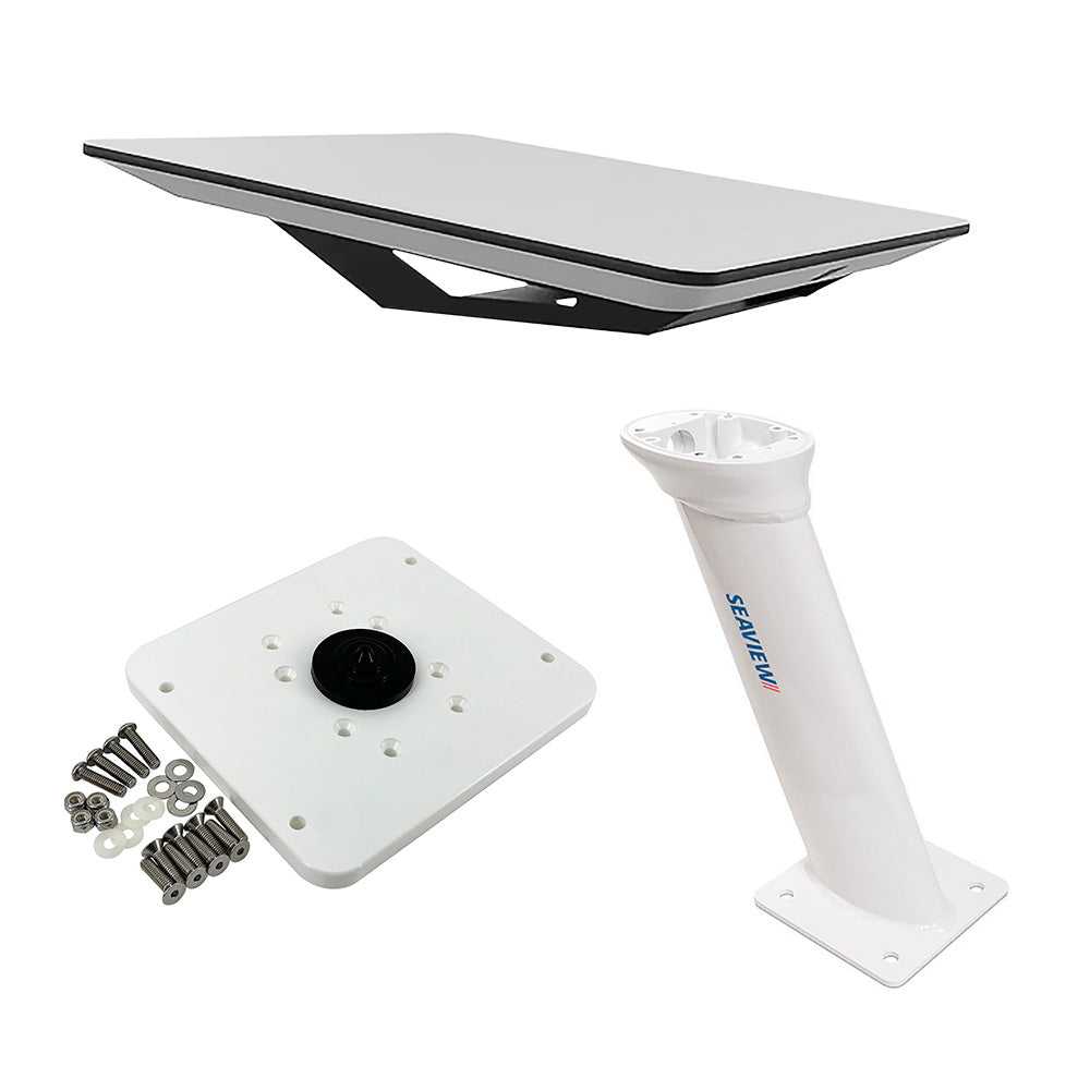 KVH Starlink Flat Panel Kit with 16" Seaview Pedestal Mount