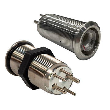 Bluewater 19mm Inrush Push Button Switch, Nav/Anchor Off/On/On, IP69K Rated