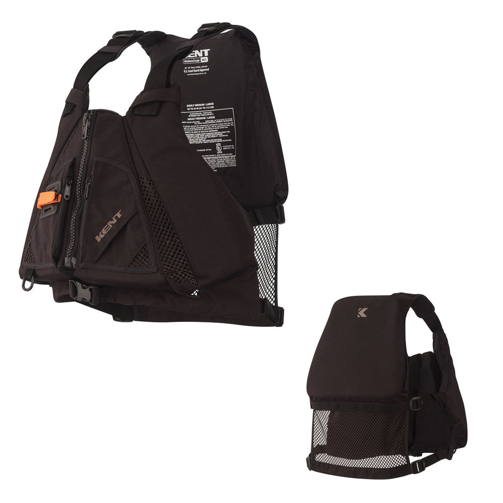 Kent Law Enforcement Life Vest, M/L, Black – U.S. Coast Guard Approved Type III