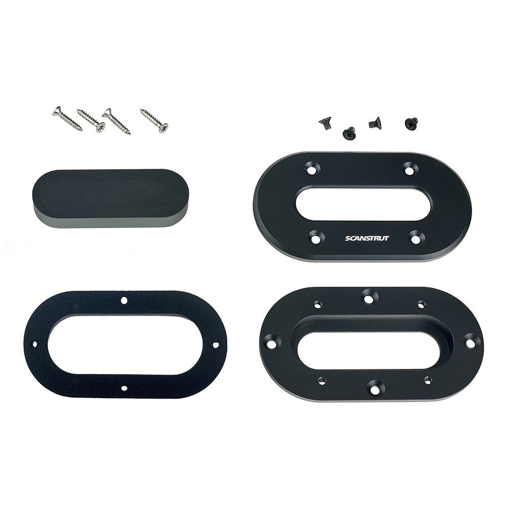 Scanstrut Low-Profile Multi Cable Seal, Black Anodized Aluminum, IP68