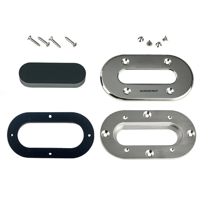 Scanstrut Low-Profile Multi Cable Seal, 15mm Cable Capacity, 316 Stainless Steel
