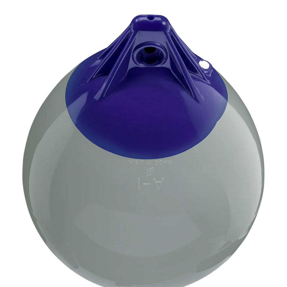 Polyform U.S. A-Series Buoy, 11" x 15" Grey – 29 lbs Buoyancy