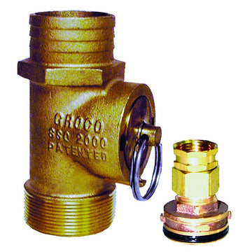 GROCO SSC-2000 Bronze Engine Flush Kit & Adaptor, 2-inch NPT